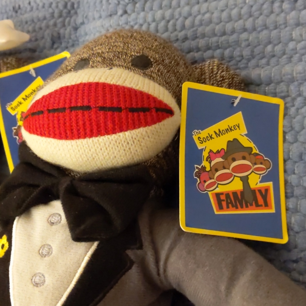 Sock Monkey Bride and Groom - Picture 6 of 10